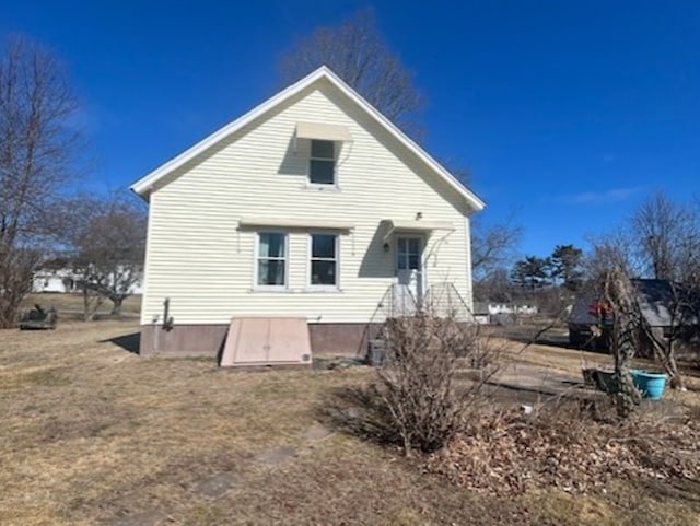 view of back of property