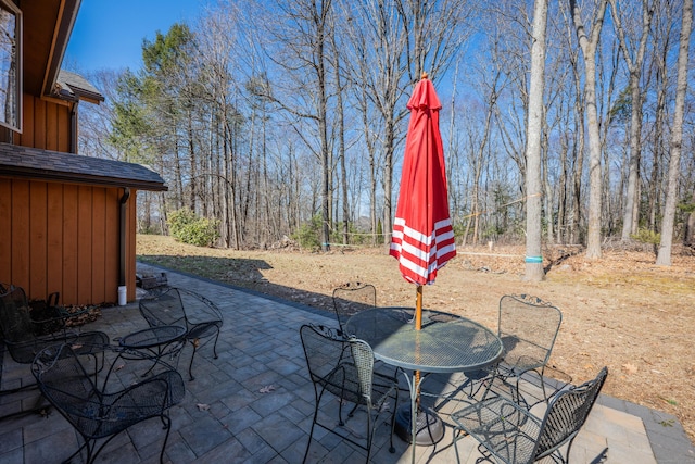 view of patio / terrace with outdoor dining space