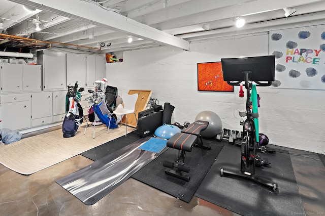 view of exercise room