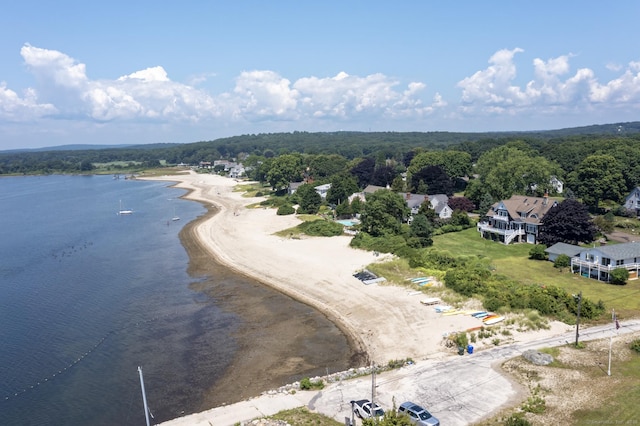 37 Skyline Dr, Groton, CT 06340 - drone / aerial view of a large body of water and a forest