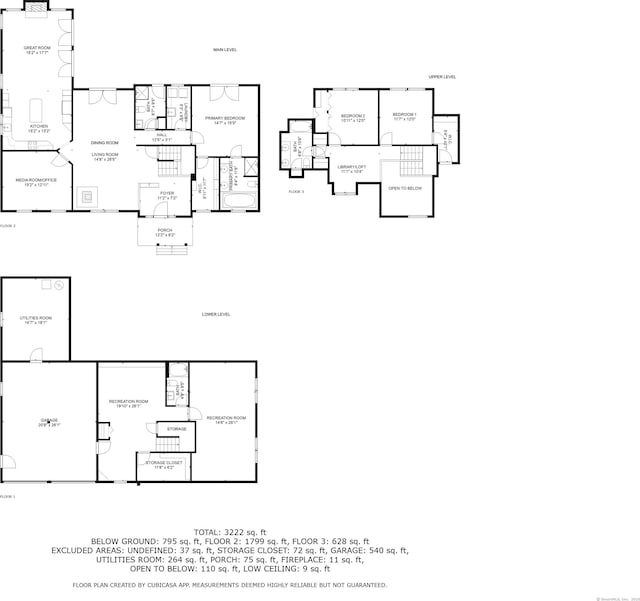 37 Skyline Dr, Groton, CT 06340 - view of property floor plan