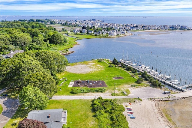 37 Skyline Dr, Groton, CT 06340 - aerial overview of property's location featuring a nearby body of water