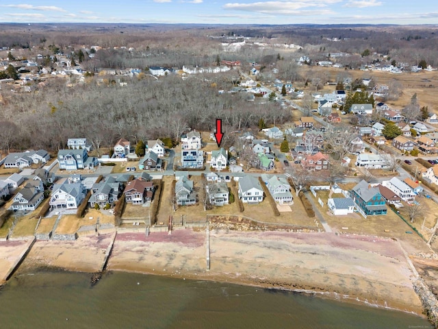 bird's eye view featuring a residential view