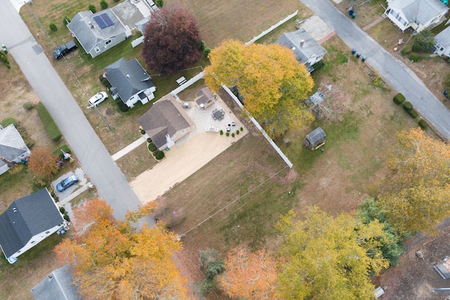 aerial view featuring a residential view