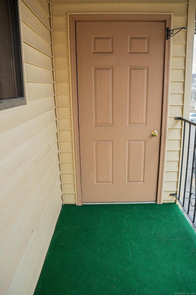 view of entrance to property