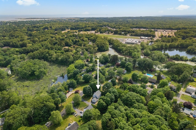 3 Spencer Ct, Clinton, CT 06413 - aerial view of a heavily wooded area and a large body of water