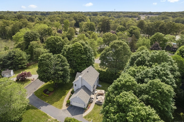 3 Spencer Ct, Clinton, CT 06413 - aerial view of a heavily wooded area