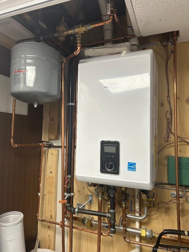 utilities featuring tankless water heater