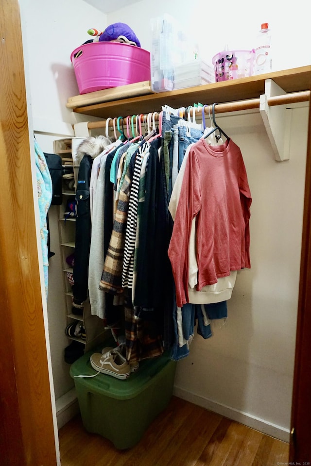 view of closet