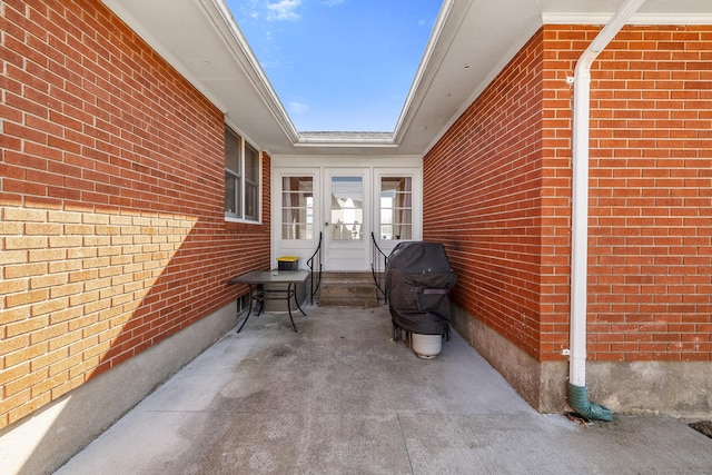 view of patio / terrace featuring grilling area