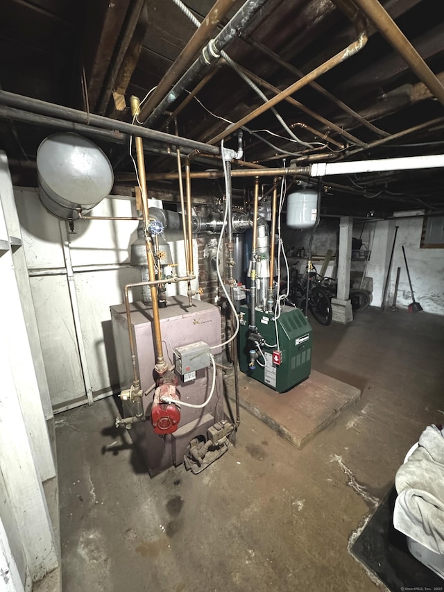 utilities featuring a heating unit