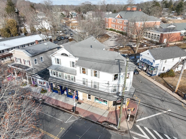 drone / aerial view featuring a residential view