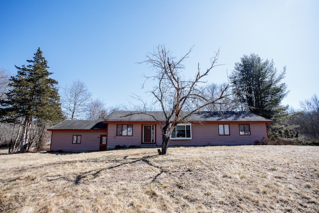 view of ranch-style home