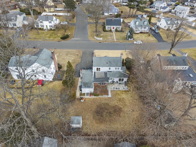 drone / aerial view featuring a residential view