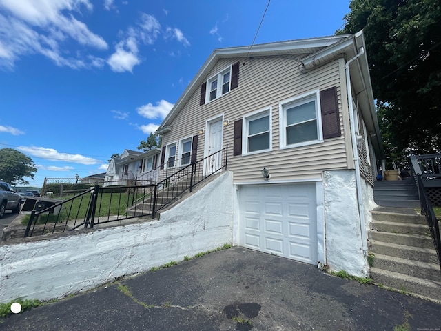 view of front of house featuring an attached garage