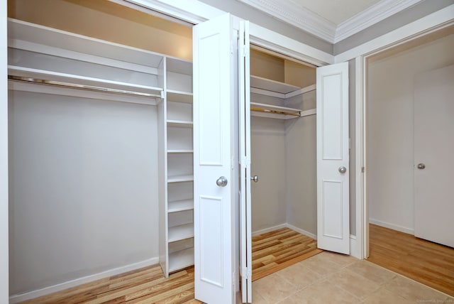 view of closet