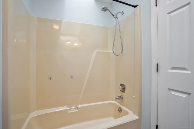 full bath with bathing tub / shower combination