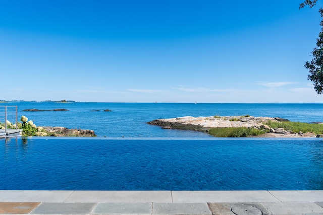 view of water feature