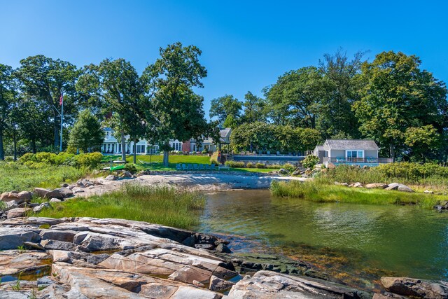 view of water feature