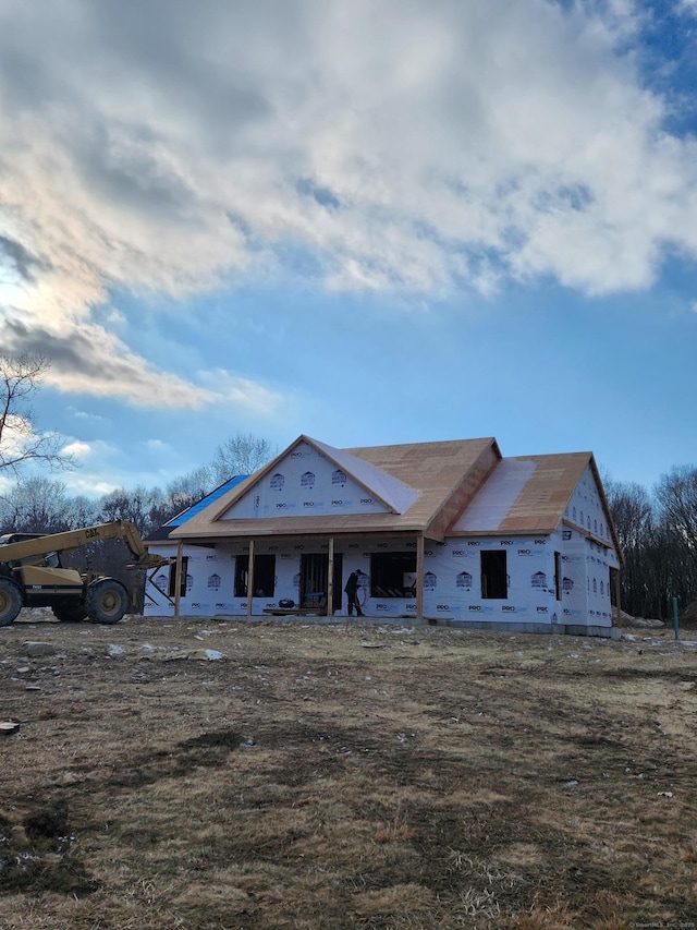 view of property under construction