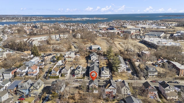 aerial view featuring a residential view