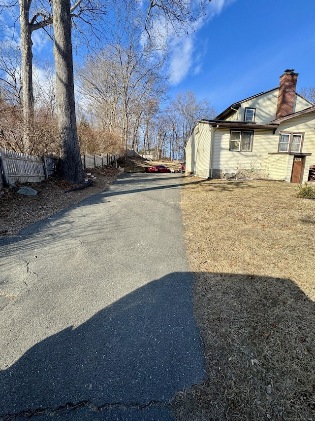 view of road