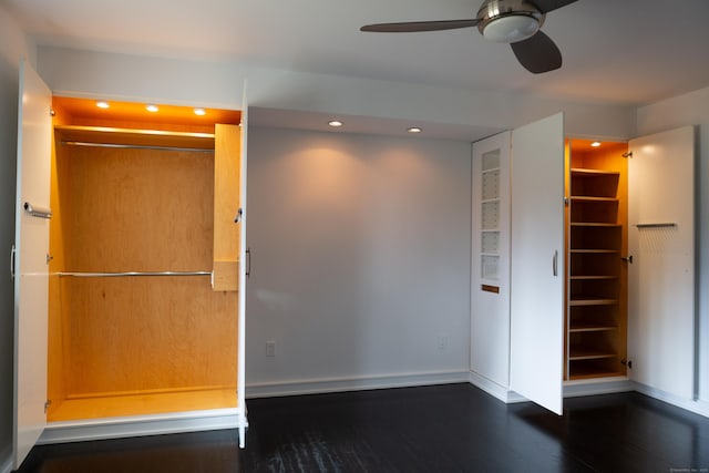 9 Schiller Rd, Fairfield, CT 06825 - unfurnished bedroom with recessed lighting, wood finished floors, and a closet