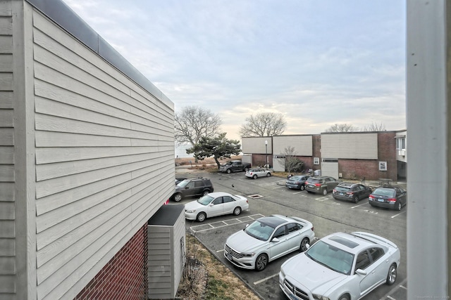 view of uncovered parking lot