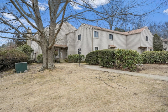 view of front of home