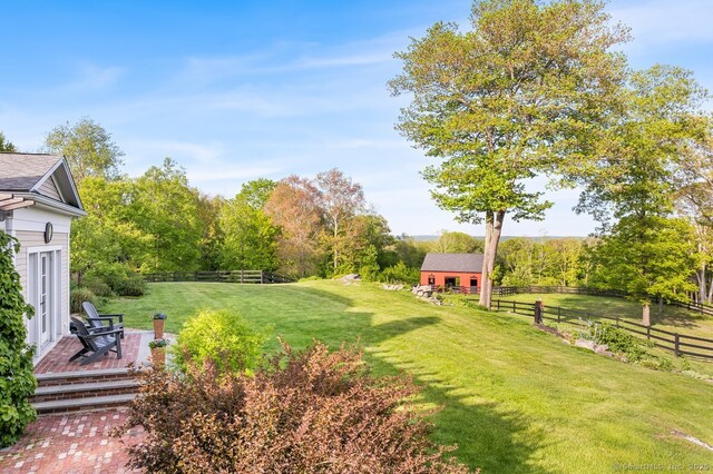 31 Birch Hill Rd, Lyme, CT 06371 - view of yard with an outdoor structure and a rural view