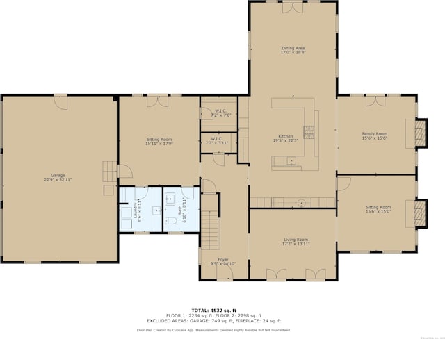 31 Birch Hill Rd, Lyme, CT 06371 - property floor plan