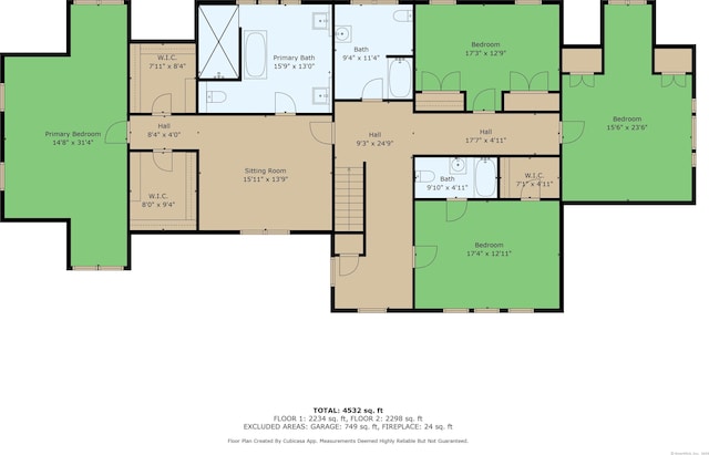 31 Birch Hill Rd, Lyme, CT 06371 - floor plan / room layout
