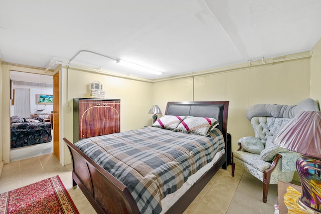 view of tiled bedroom