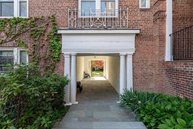 70 Strawberry Hill Ave Apt 3-3B, Stamford, CT 06902 - doorway to property with brick siding