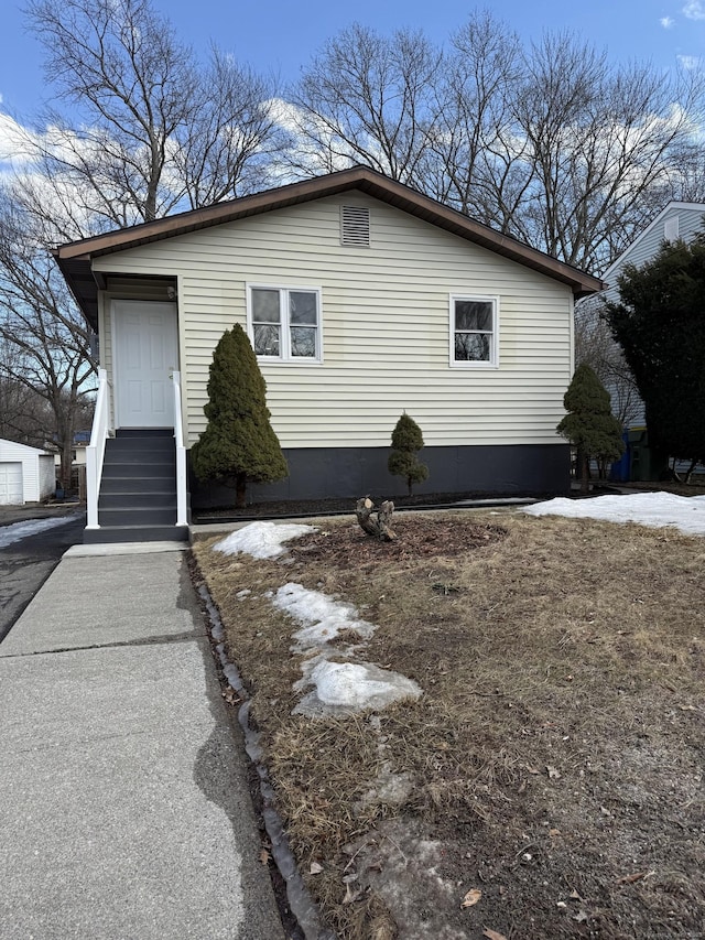 view of property exterior