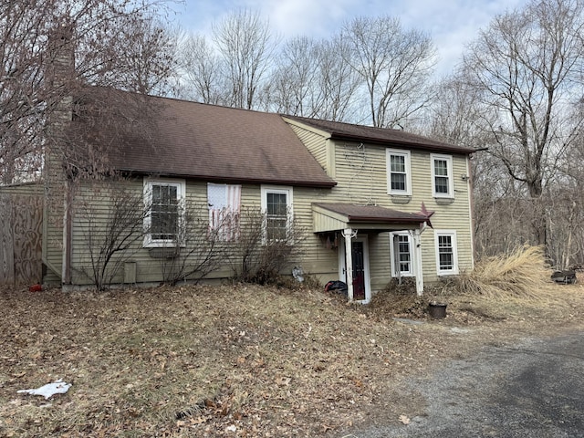 view of front of home