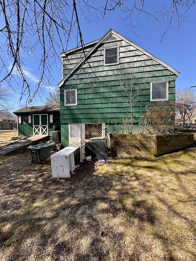 view of rear view of property