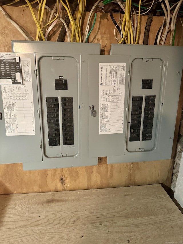 utilities with electric panel