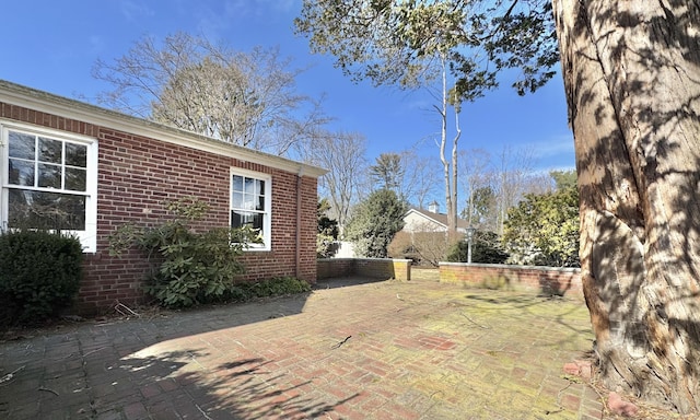 view of yard with a patio