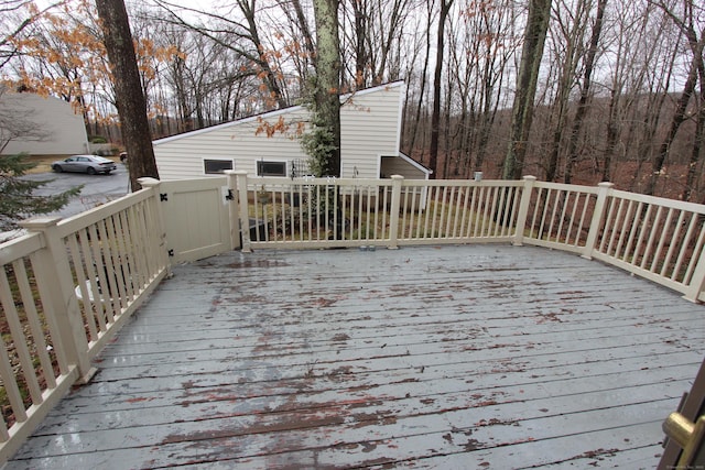 view of deck