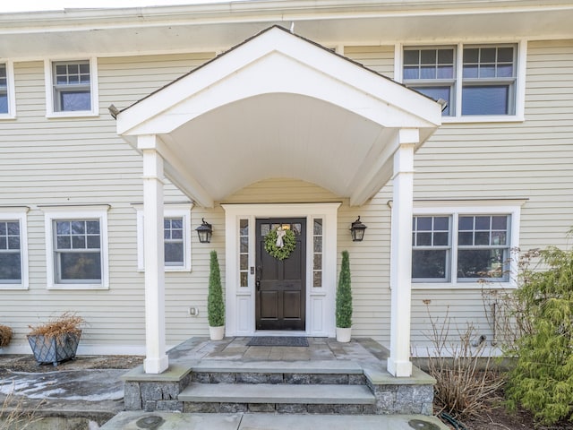 view of entrance to property