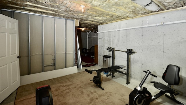 view of workout room