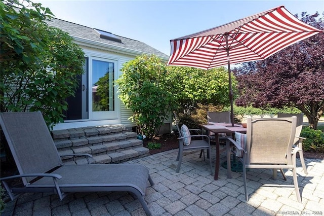 view of patio / terrace with outdoor dining area