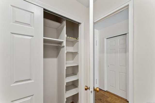 view of closet