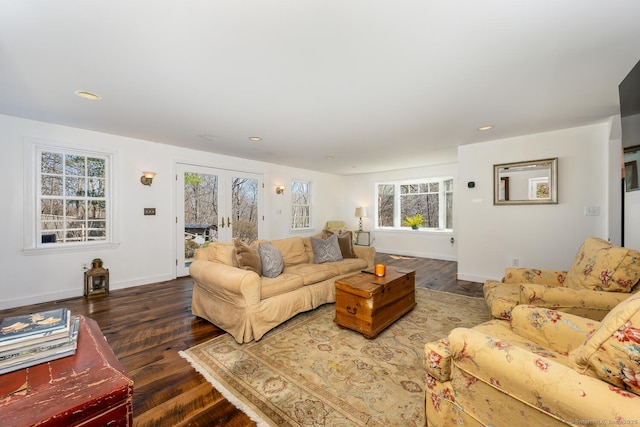 175 Mountain Rd, Wilton, CT 06897 - living area with wood finished floors and recessed lighting