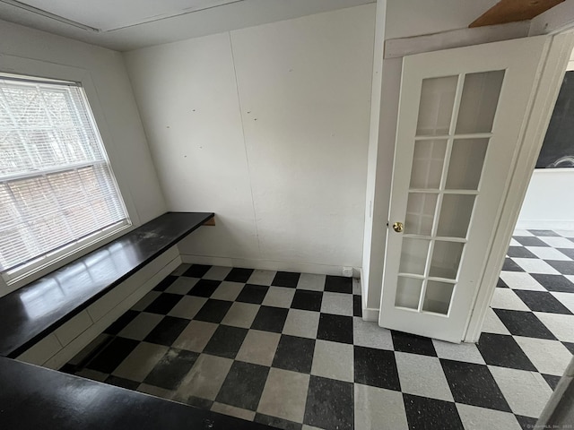 empty room featuring tile patterned floors