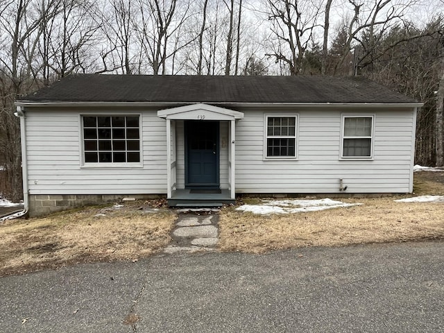 view of front of house