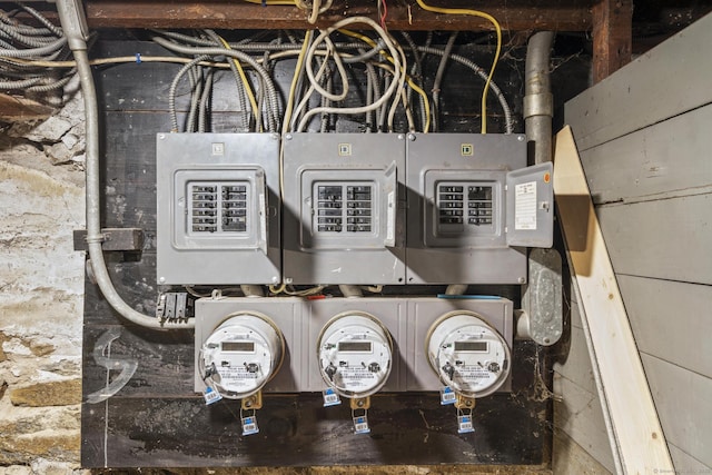 utility room featuring electric panel