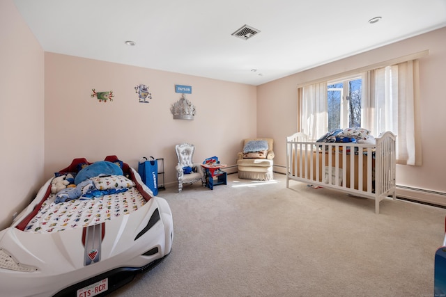 7 Canterbury Ln, Monroe, CT 06468 - bedroom featuring carpet floors and a baseboard radiator