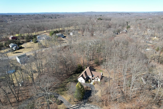 7 Canterbury Ln, Monroe, CT 06468 - aerial view of property and surrounding area featuring a forest